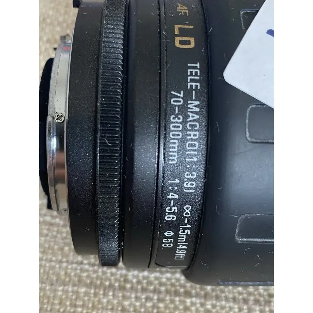 Tamron AF LD Tele Macro 70-300mm f/4-5.6 Zoom Lens Model 472D Untested